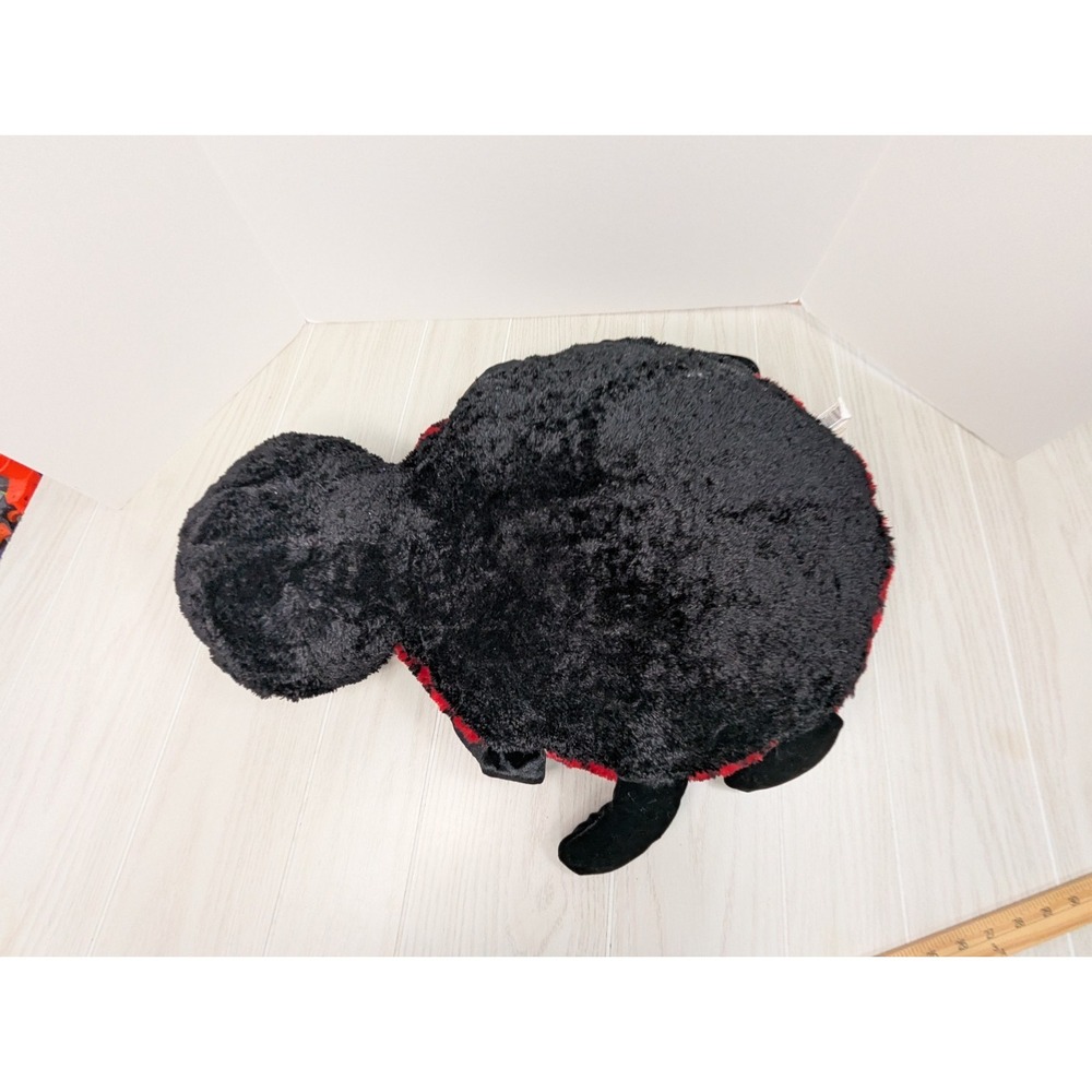 Dandee Large Ladybug Pillow Plush heart eyes cheeks round body - Picture 8 of 9